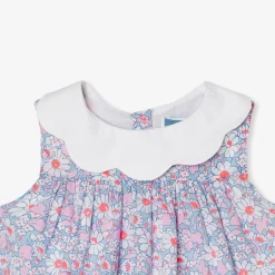 Robe bébé fille en tissu Liberty - multicolore
