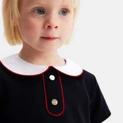Robe bébé fille manches courtes - marine jacadi