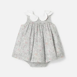 Robe bébé fille Mon premier Jacadi - blanc/multicolore