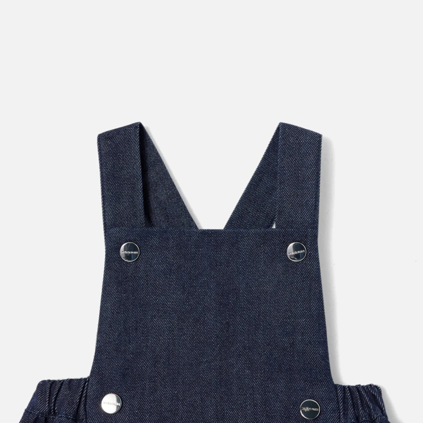 Robe chasuble bébé fille en jean - denim fonce