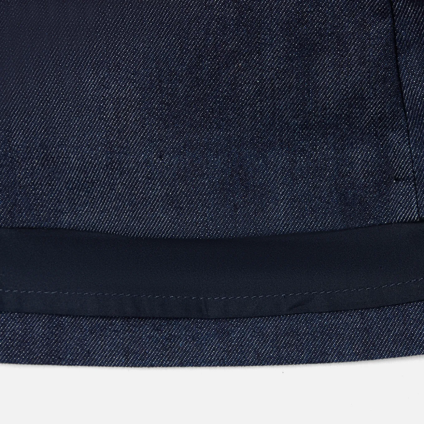 Robe chasuble bébé fille en jean - denim fonce