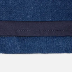 Robe chasuble bébé fille en jean - denim fonce