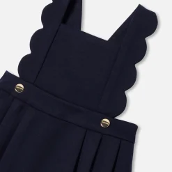 Robe chasuble bébé fille en milano - marine jacadi