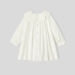 Robe de cérémonie bébé fille - blanc doux jacadi