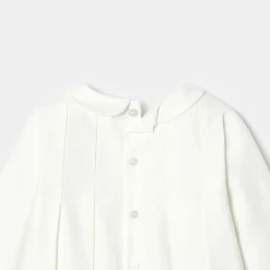 Robe de cérémonie bébé fille - blanc doux jacadi