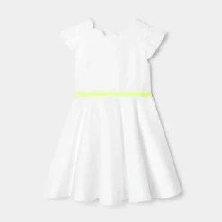 Robe de cérémonie enfant fille - blanc jacadi