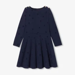 Robe en molleton enfant fille - marine jacadi