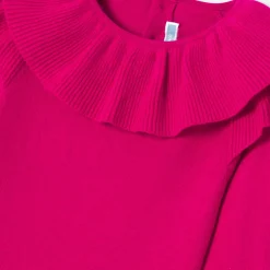 Robe en tricot enfant fille - rose grenadine