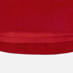 Robe en velours enfant fille - orange fonce