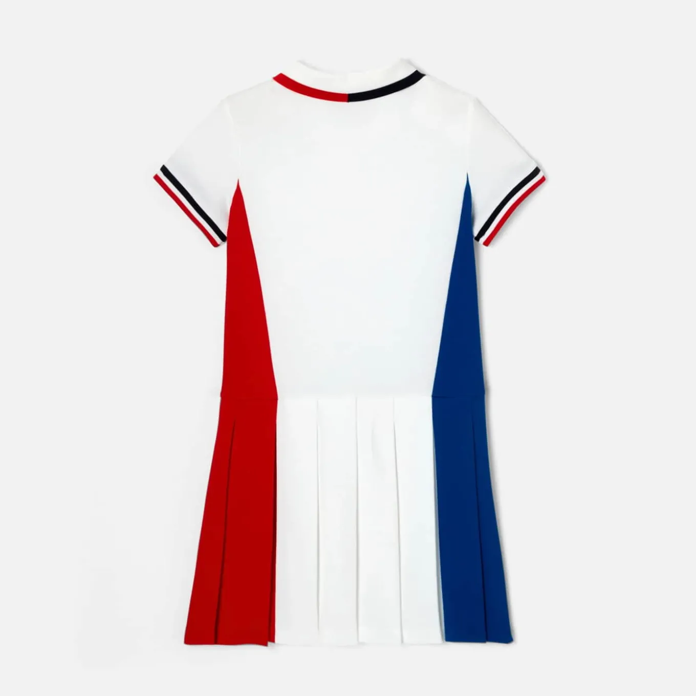 Robe enfant fille color block - blanc/multicolore