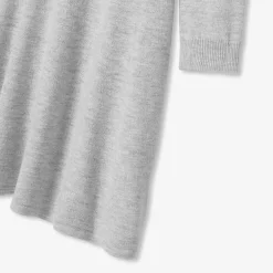 Robe enfant fille en laine - gris chine clair jacadi