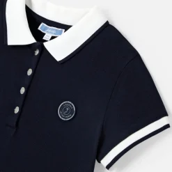 Robe enfant fille en piqué de coton - marine jacadi