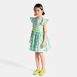 Robe enfant fille en tissu Liberty