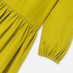 Robe enfant fille en velours milleraies