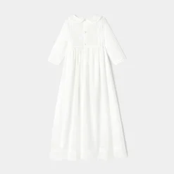 Robe longue de cérémonie bébé fille - blanc jacadi