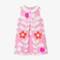 Robe sans manches enfant fille - rose/multicolore