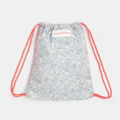 Sac à goûter en tissu Liberty - Jacadi x Tohana - gris/multicolore