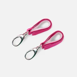 Sac à langer en coton canvas - rose fuschia