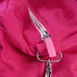 Sac à langer en coton canvas - rose fuschia