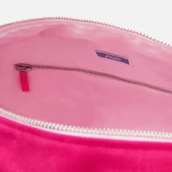 Sac à langer en coton canvas - rose fuschia