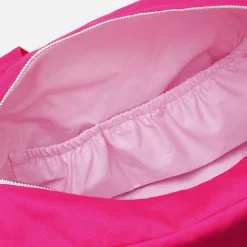 Sac à langer en coton canvas - rose fuschia