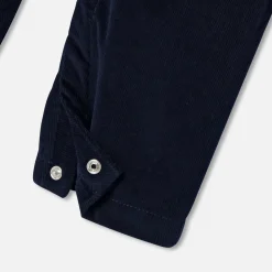Salopette bébé garçon en velours - marine jacadi