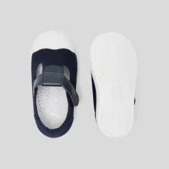 Sandales bébé en toile - marine jacadi