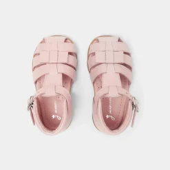 Sandales bébé fille - rose jacadi