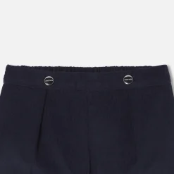 Short bébé fille en velours - marine jacadi