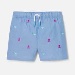 Short de bain enfant garçon - bleu clair jacadi