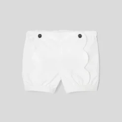 Short en twill bébé fille - blanc jacadi