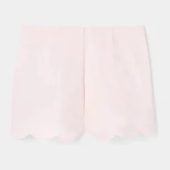 Short enfant fille en piqué de coton - rose poudre jacadi