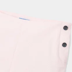 Short enfant fille en piqué de coton - rose poudre jacadi