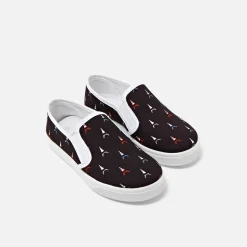 Slip-on enfant garçon - marine/multicolore