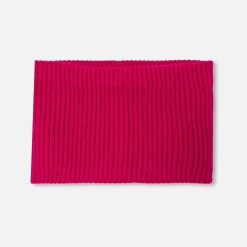 Snood enfant fille doublé en micropolaire - rose grenadine
