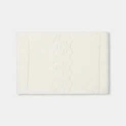 Snood enfant garçon en laine - blanc doux jacadi