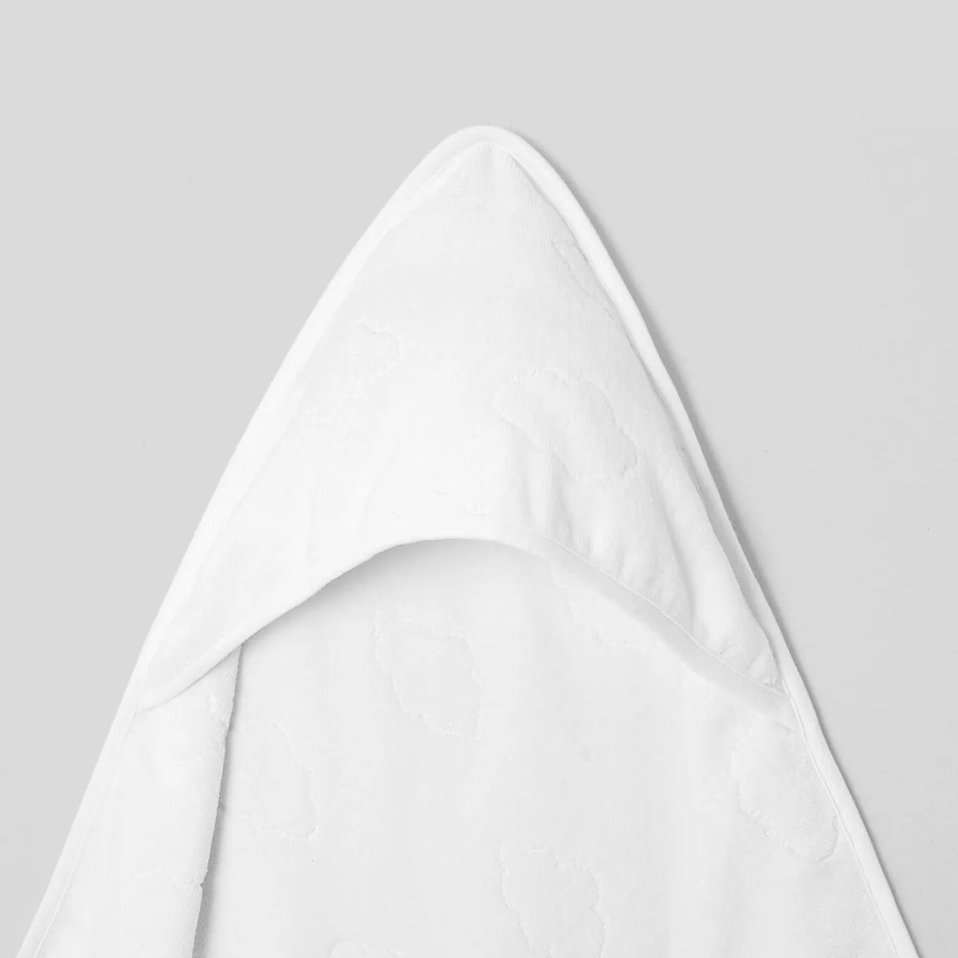 Sortie de bain bébé - blanc jacadi