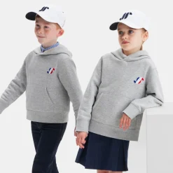 Sweat à capuche enfant - gris chine clair jacadi