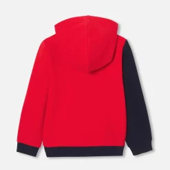 Sweat à capuche enfant - marine/multicolore