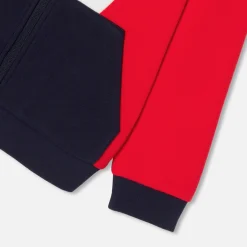 Sweat à capuche enfant - marine/multicolore