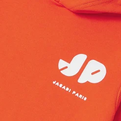Sweat à capuche enfant - mandarine