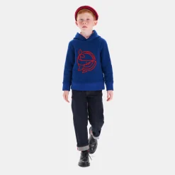 Sweat à capuche enfant garçon - bleu fonce