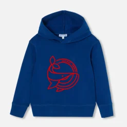 Sweat à capuche enfant garçon - bleu fonce