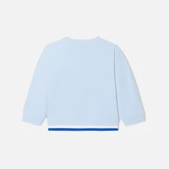 Sweat bébé garçon en molleton - bleu clair jacadi