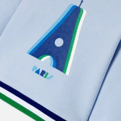 Sweat bébé garçon en molleton - bleu clair jacadi