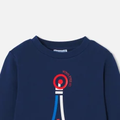 Sweat enfant garçon - bleu marne