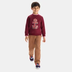Sweat enfant garçon - rouge tomette