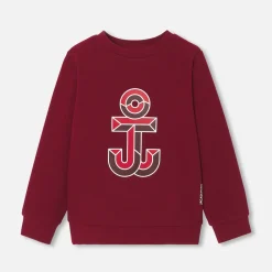 Sweat enfant garçon - rouge tomette