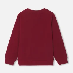Sweat enfant garçon - rouge tomette