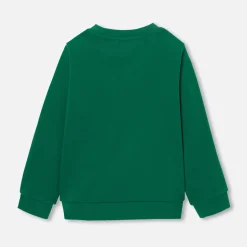 Sweat enfant garçon - vert fonce